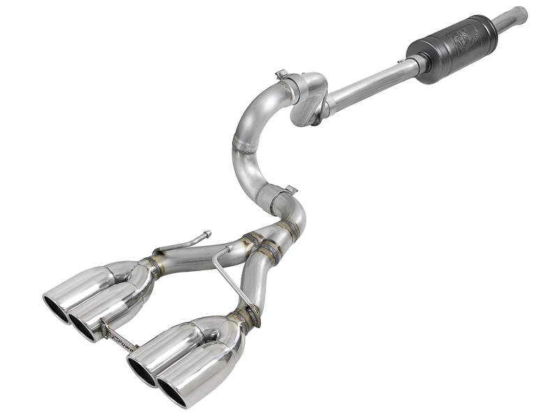 Jeep Wrangler JL Exhaust Cat-Back - Rear - aFe - Rebel Series - 3.6L - `18-`20