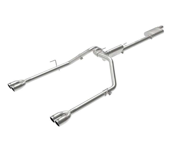 Jeep Gladiator Performance Exhaust - aFe - Vulcan Series Cat Back - Polished - 3.6L - 2020+