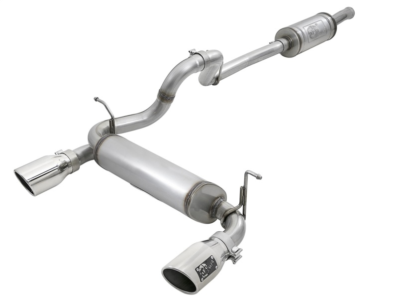 Jeep Wrangler JL Exhaust Cat Back - Rear - aFe - Rebel Series - 3.6L - `18-`24