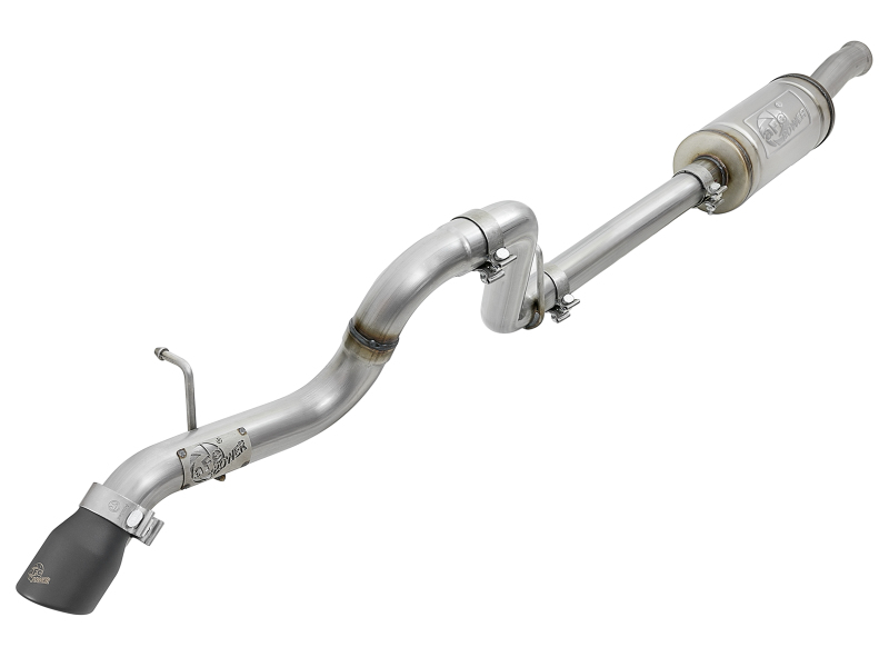 Jeep Wrangler JL Exhaust System - Axle-Back - aFe - MACH Force-Xp Hi-Tuck - Black - V6 3.6L - `18-`19