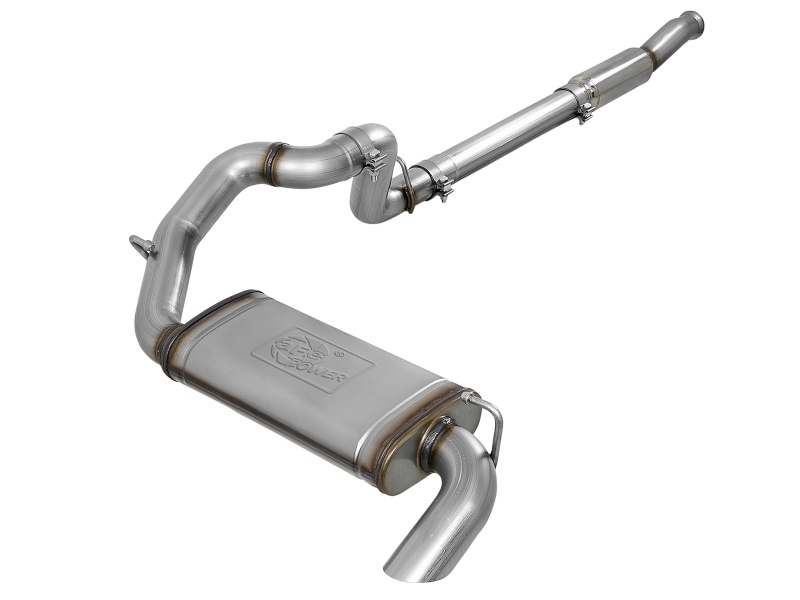 Jeep Wrangler JL Cat-Back Exhaust - aFe - MACHForce XP - L4-2.0L - `18-`24