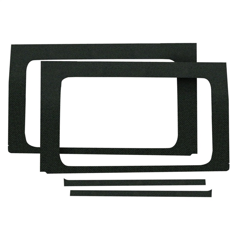 Jeep Wrangler JL Rear Side Window Trim - Rear - DEI - Black - `18-`23