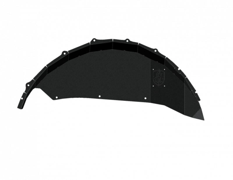 Jeep Wrangler JL Fender Liner - Rear - Road Armor - Stealth - Black - `18-`20