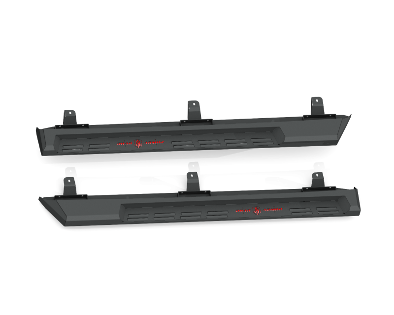 Jeep Wrangler JL Stealth Running Board Step - Road Armor - Tex Blk - `18-`20