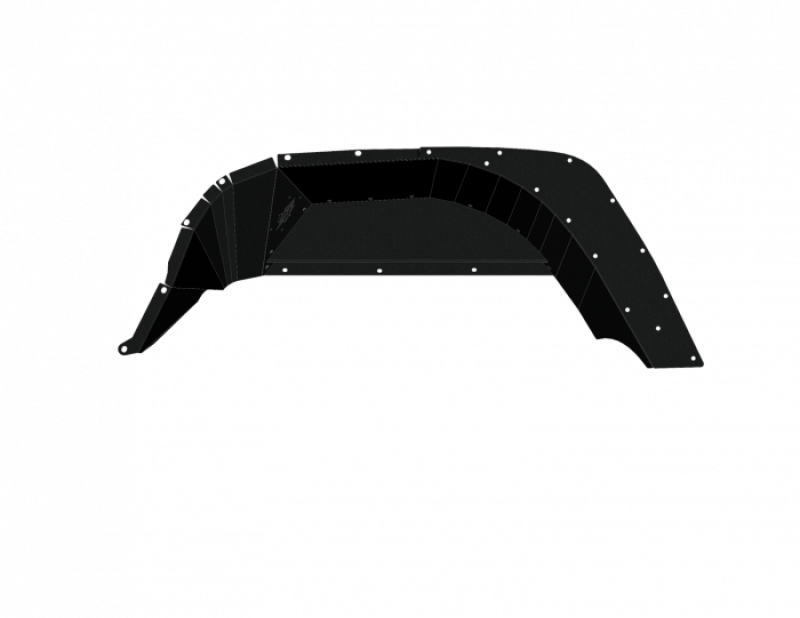 Jeep Gladiator Fender Liners - Rear - Road Armor - Stealth - Black - `18-`21
