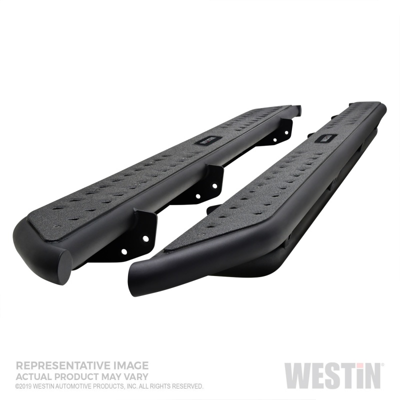 Jeep Gladiator Nerf Bars - Westin - Outlaw - Textured Black - `20-`23