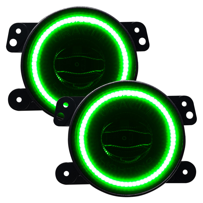 Jeep Gladiator LED Fog Lights - ORACLE Lighting - High Performance - Green