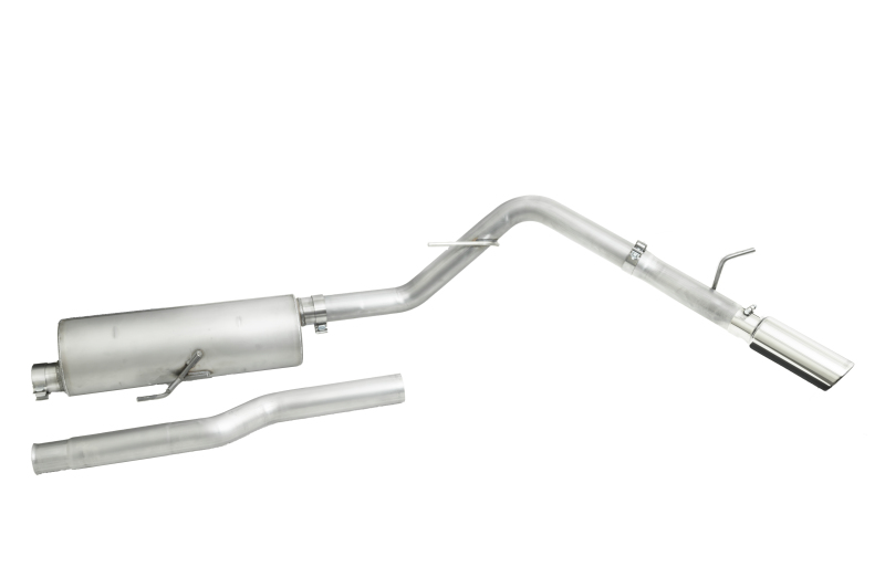 Jeep Gladiator Performance Exhaust - Single Exit - Gibson - Cat Back - Stainless - 3.6L - `20-`22