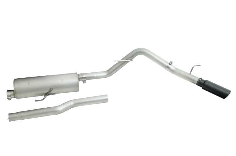 Jeep Gladiator Performance Exhaust - Gibson - Cat-Back Single Exhaust - Black Elite - Black - 3.6L - `20-`22