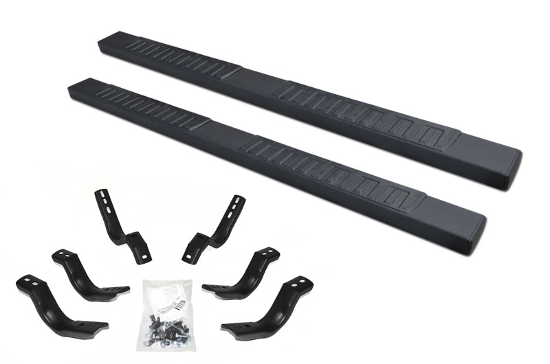 Jeep Gladiator SideSteps - Go Rhino - 6in OE Xtreme II Complete Kit - Textured Black - 2020+