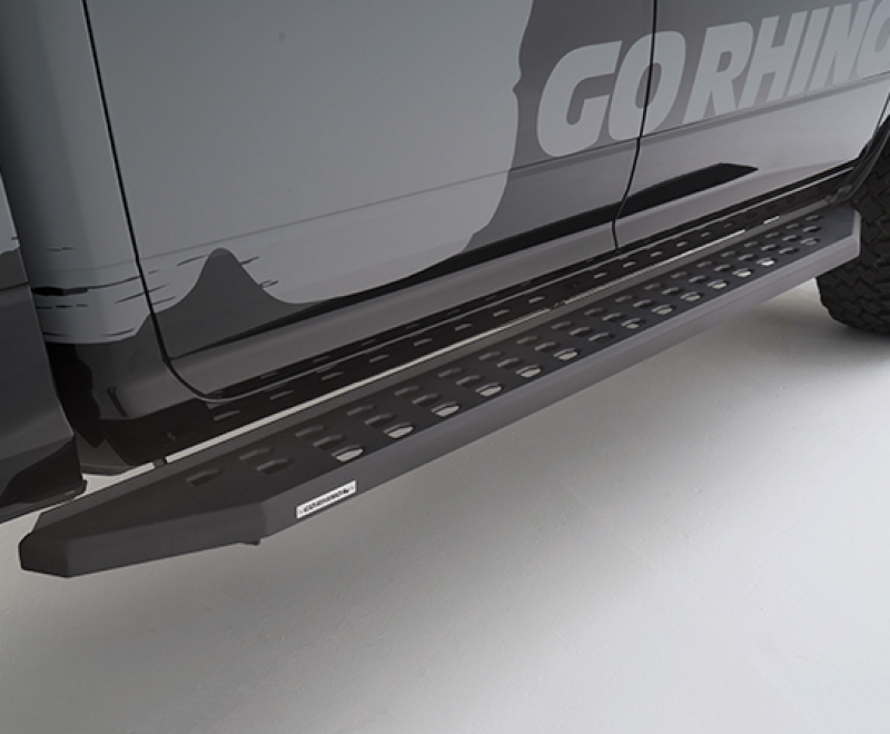 Jeep Wrangler JL Running Board - Go Rhino - RB20 - Tex Black - `18-`20