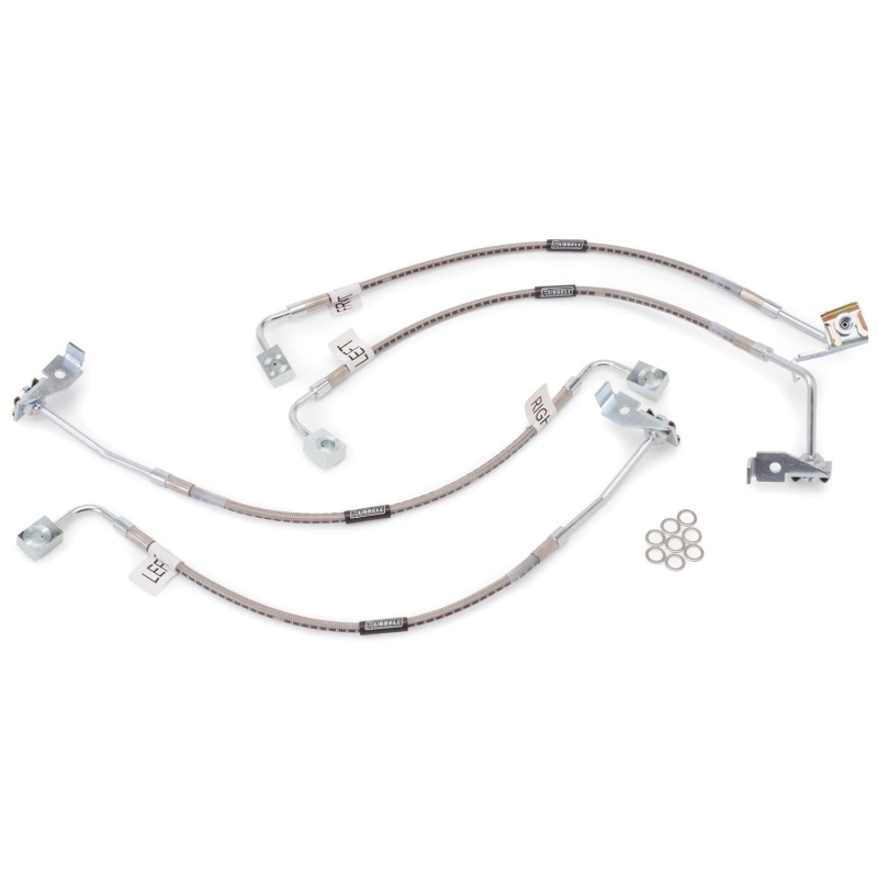 Jeep Wrangler JK Brake Line Kit - Russell - Stock Height to 1in Lift - `07-`08