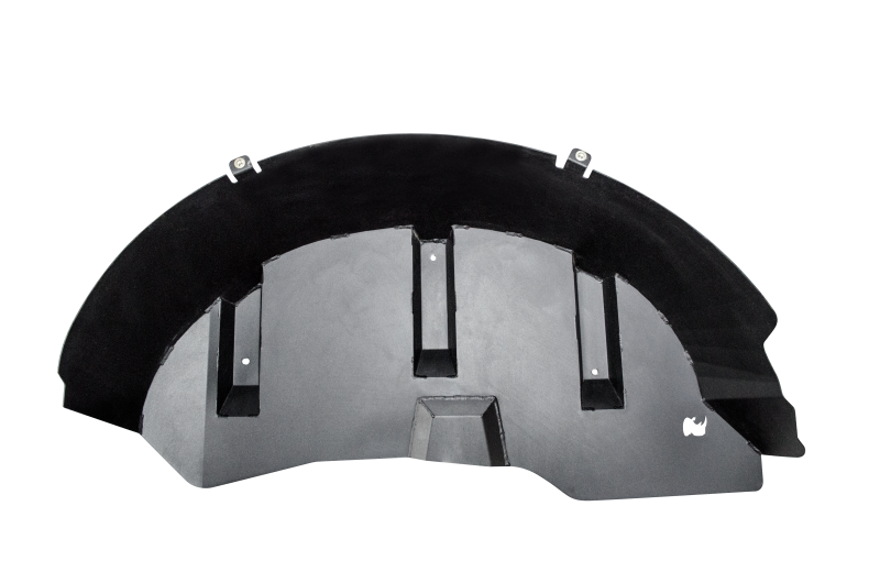Jeep Wrangler JK Fender Liners - Rear - Go Rhino - Textured - Black - `07-`18