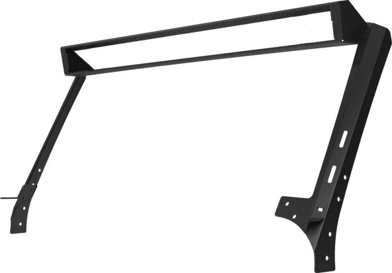 Jeep Wrangler JK Light Mount Frame - Windshield - Go Rhino - WLF - Textured Black - `07-`18