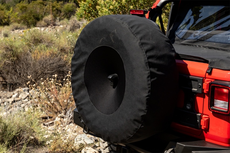 Jeep Wrangler JL Tire Cover - Rampage - Black - `18-`19