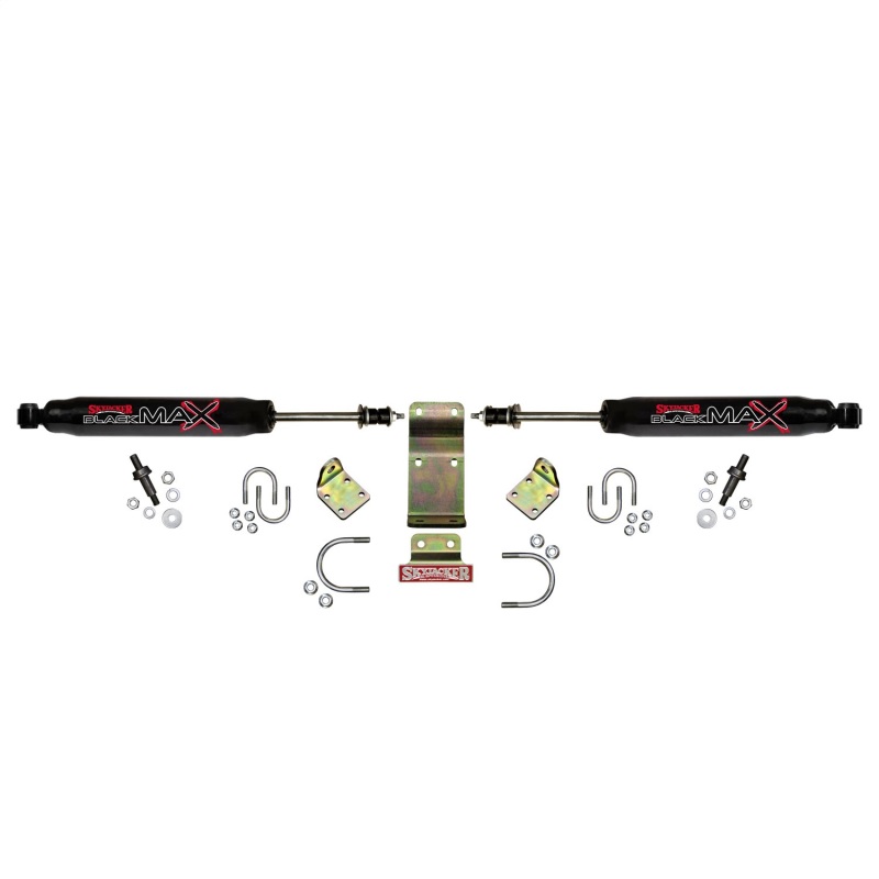 Jeep Wrangler JL Steering Damper - Dual - Skyjacker - Black - 2018