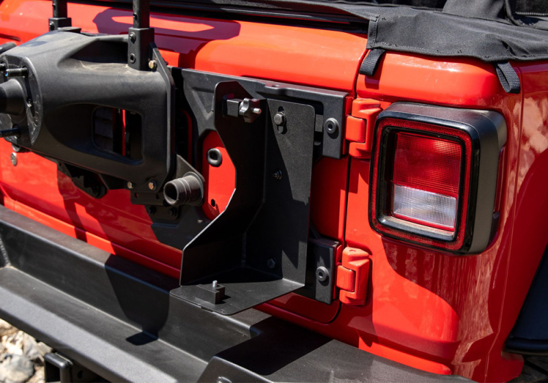 Jeep Gladiator Offroad Jack Mount - Rampage - Black - `20-`21