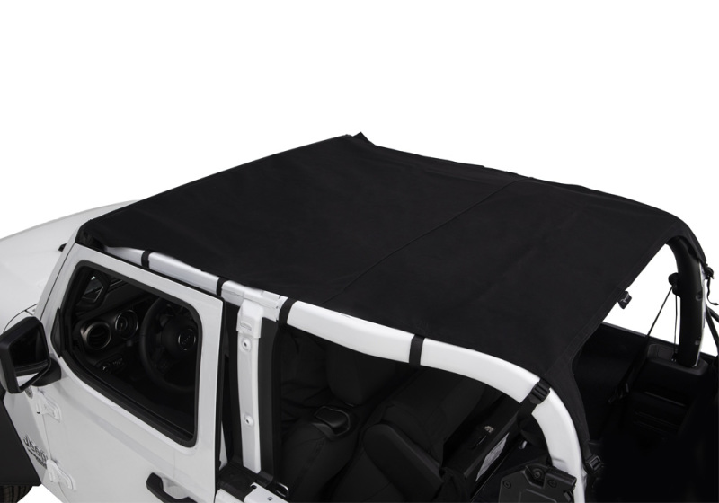 Jeep Wrangler JL California Brief Top - Rampage - Extended, OE Style - Black - `18-`21