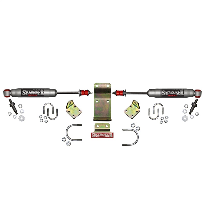 Jeep Wrangler JL Steering Damper Kit - Skyjacker - Dual - Silver - 2018