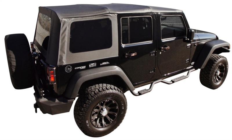 Jeep Wrangler JK Replacement Soft Top - Rampage - Black Diamond - `07-`09