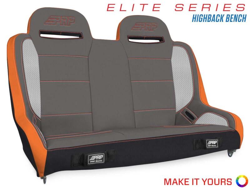 Jeep Wrangler JL Elite Series Rear Suspension Bench Seat - Rear - PRP Seats - Elite Series - 2018