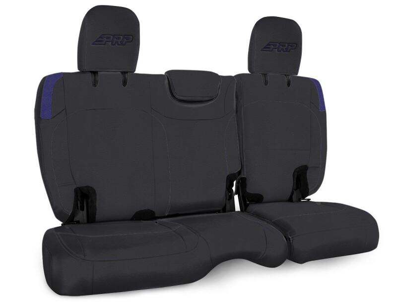 Jeep Wrangler JL Rear Seat Covers - Rear - PRP Seats - Black/Purple - 2018