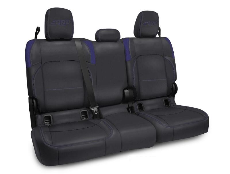 Jeep Gladiator Rear Seat Covers - PRP Seats - With no Armrest - Black/Purple - 2020