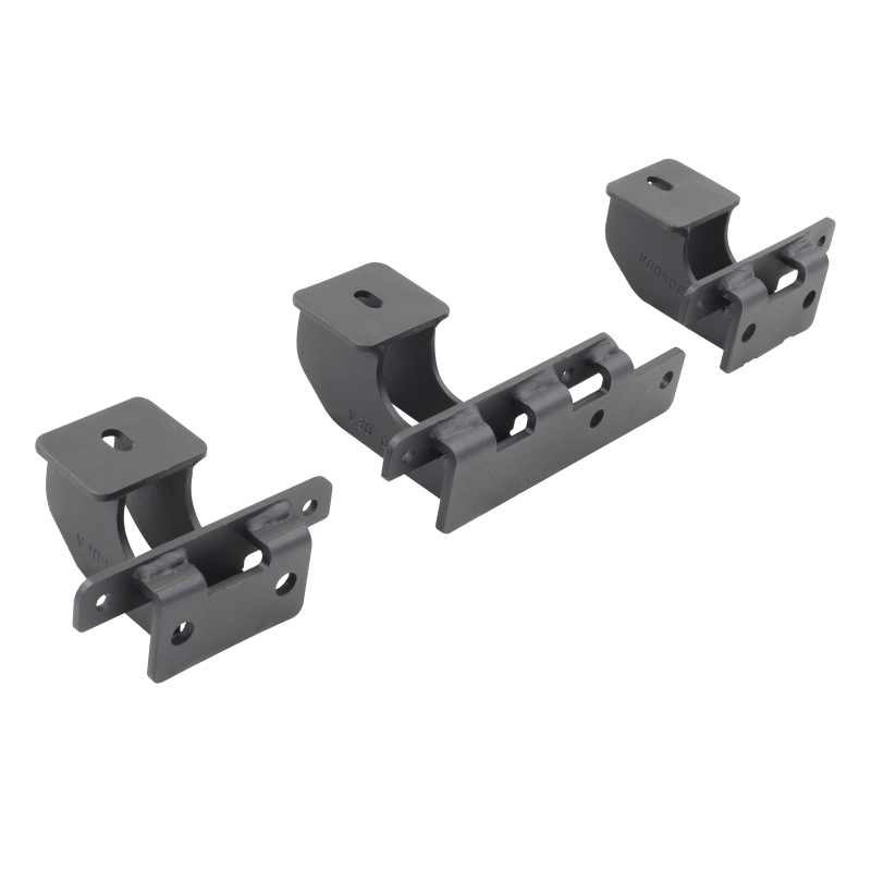 Jeep Wrangler JL Brackets - Go Rhino - Dominator Xtreme - Textured Black - `18-`20
