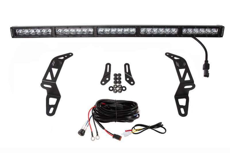 Jeep Gladiator LED Light Bar - Bumper - Diode Dynamics - SS30 Stage Series 30 - White - `18-`21