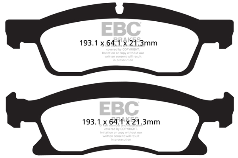 Jeep Grand Cherokee - EBC Yellowstuff Brake Pad Sets