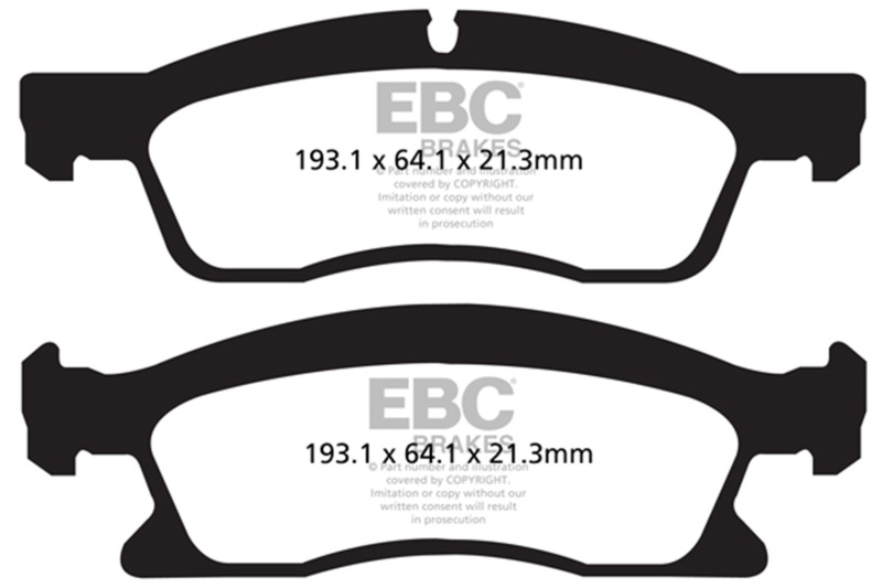Jeep Grand Cherokee - EBC Yellowstuff Brake Pad Sets