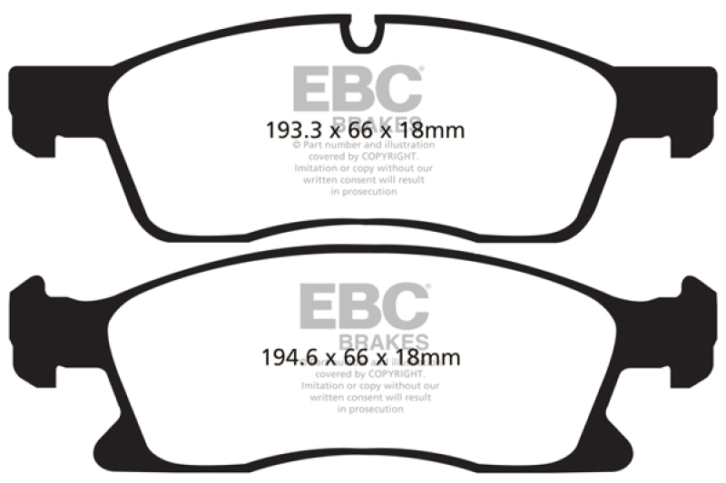 Jeep Grand Cherokee - EBC Bluestuff Brake Pad Sets