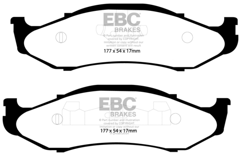 Jeep Grand Cherokee - EBC Greenstuff Brake Pad Sets