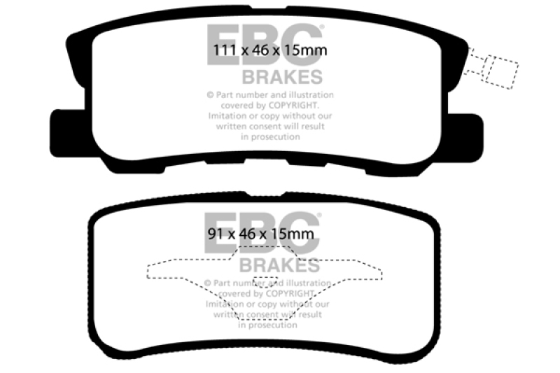 Jeep Patriot - EBC Greenstuff Brake Pad Sets