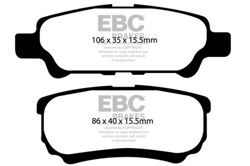 Jeep Patriot - EBC Greenstuff Brake Pad Sets