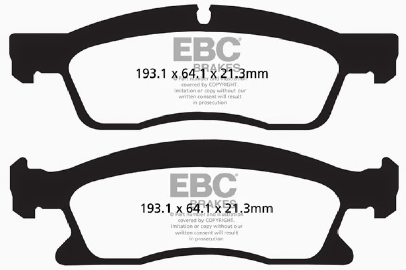 Jeep Grand Cherokee - EBC Greenstuff Brake Pad Sets