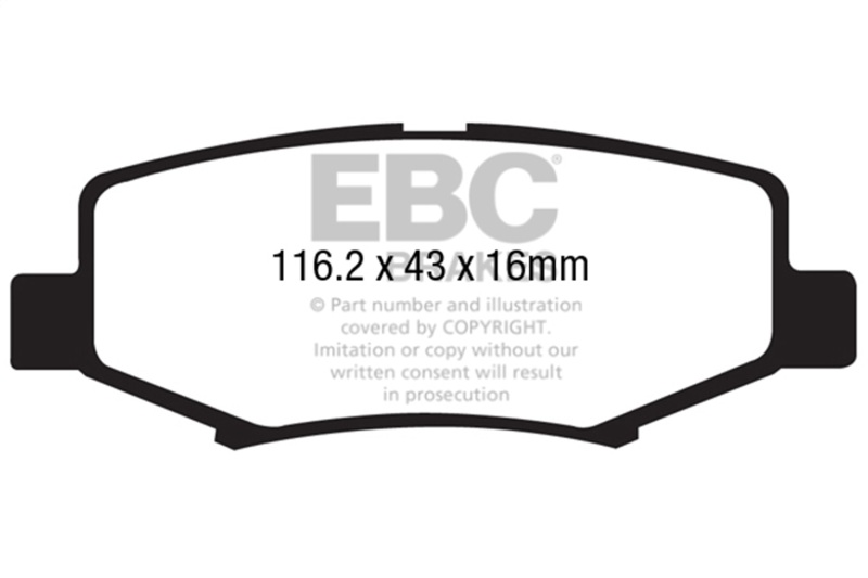 Jeep Wrangler JK - EBC Extra Duty Brake Pad Sets
