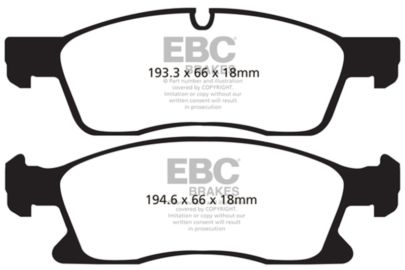 Jeep Grand Cherokee - EBC Extra Duty Brake Pad Sets