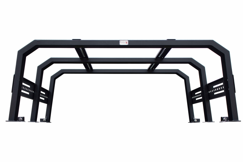 Jeep Gladiator Truck Bed Rack - Fishbone Offroad - Full Tackle Rack - Black Powdercoat - 2020+