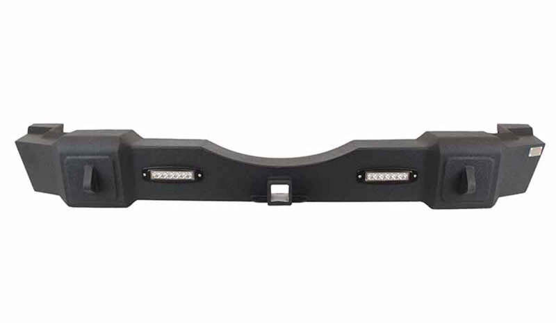 Jeep Wrangler JK Rear Bumper - Rear - Fishbone Offroad - Black Textured - `07-`18
