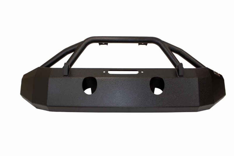 Jeep Gladiator Bumper - Front - Fishbone Offroad - Mid-Width Winch - Black textured powder coat - 2020