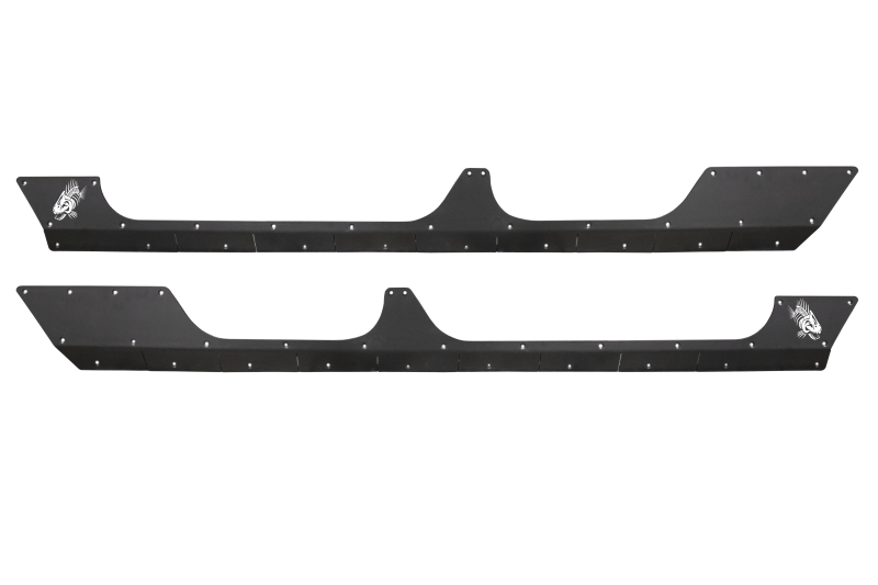 Jeep Gladiator Body Armor - Fishbone Offroad - Scale Armor - Gloss Black - 2020+