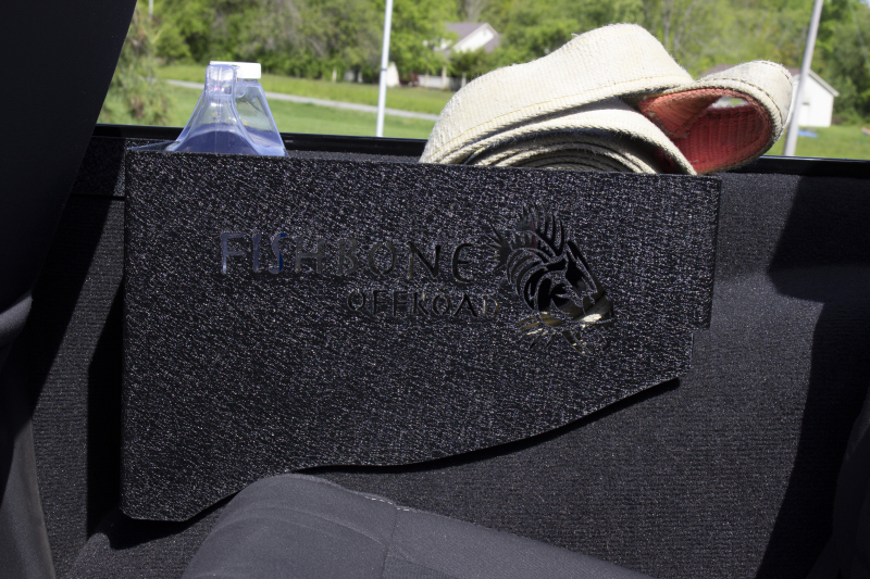 Jeep Wrangler JK Wheel Well Storage Bins - Fishbone Offroad - FB25102 - Black - `07-`18