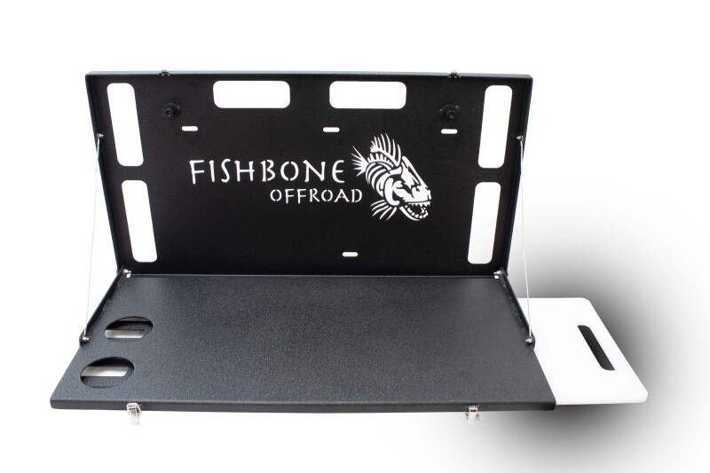 Jeep Wrangler JL Tailgate Table - Fishbone Offroad - Black - 2018