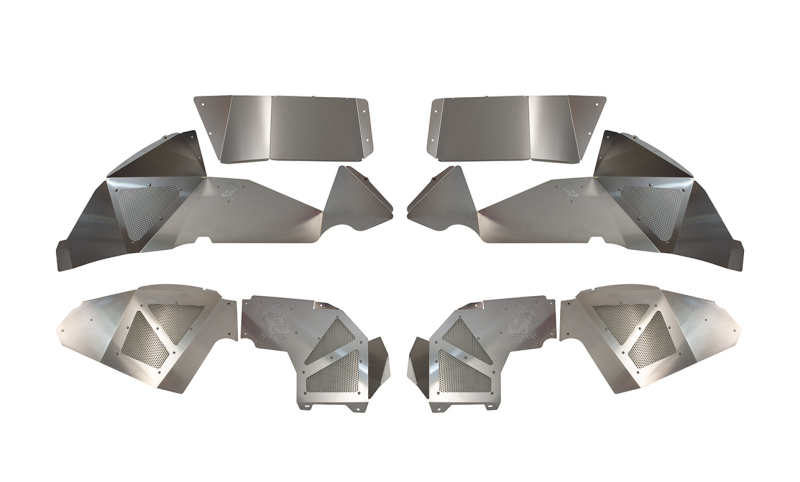 Jeep Wrangler JL Inner Fenders - Front/Rear - Fishbone Offroad - Raw - 2018