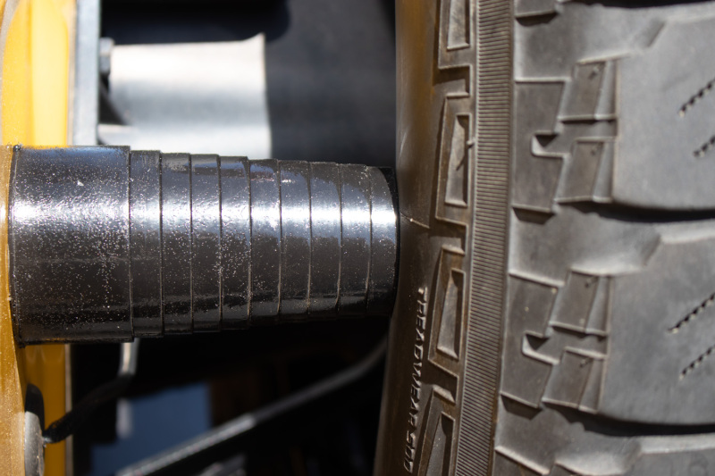 Jeep Wrangler JK Tailgate Bump Stop - Fishbone Offroad - Black - `07-`18