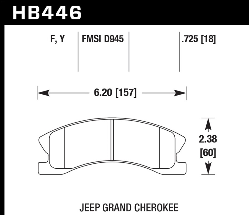 Jeep Grand Cherokee - HAWK LTS Brake Pads