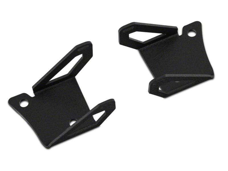 Jeep Wrangler JK Windshield Mounted Light Brackets - Raxiom - Textured Black - `07-`18