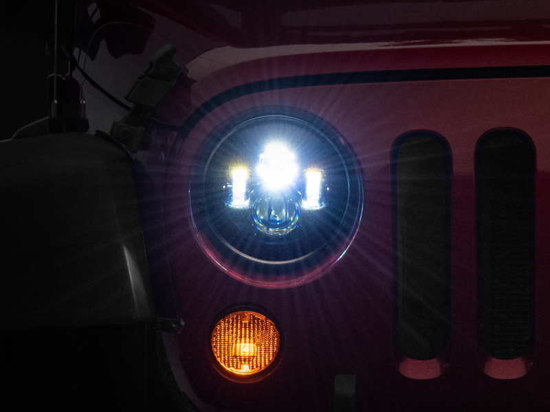 Jeep Wrangler JK - RAX LED Headlights