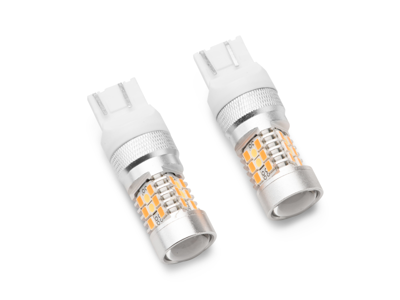 Jeep Wrangler JL Switchback LED Front Turn Signal Light Bulbs - Front - Raxiom - Axial Series - Cool White & Amber - `18-`24